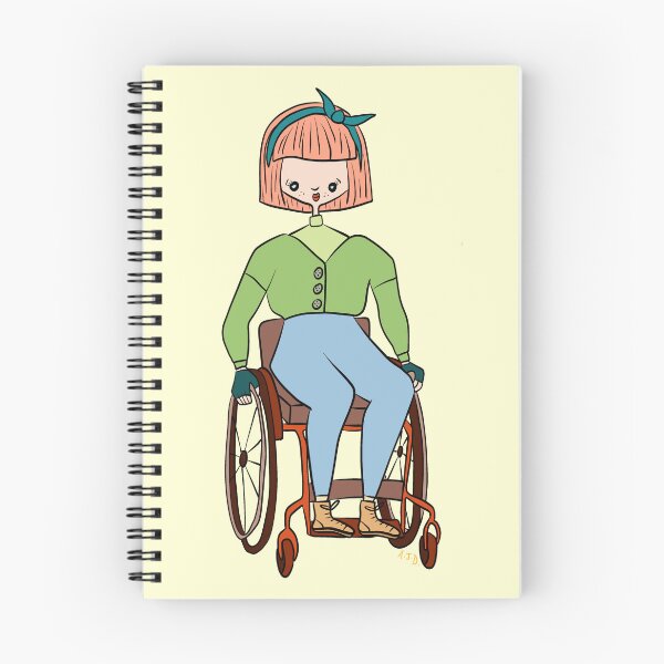 Item preview, Cute Girl With Wheelchair (yellow) designed and sold by misslovelymess.
