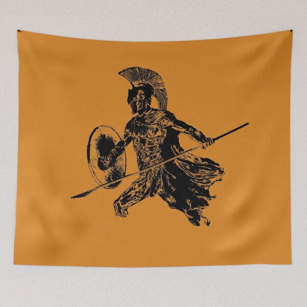 Item preview, Greek hoplite warrior designed and sold by AM FineArtPrints.