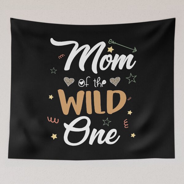 Item preview, Mom Of The Wild One 1st Birthday Leopard Heart designed and sold by designbychow.