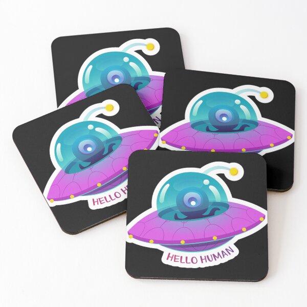 Item preview, alien ufo hello human  designed and sold by bowenfred38.