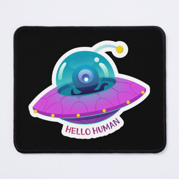 Item preview, alien ufo hello human  designed and sold by bowenfred38.