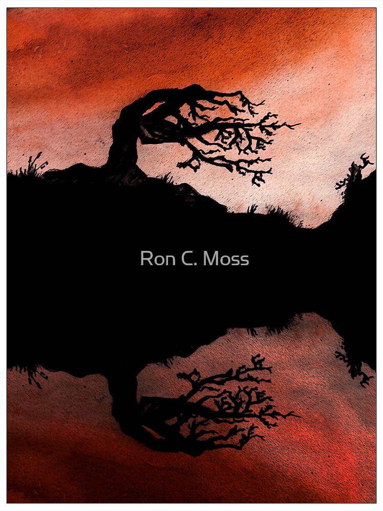 Thumbnail 3 of 3, Canvas Print, Fire Tree designed and sold by Ron C. Moss.
