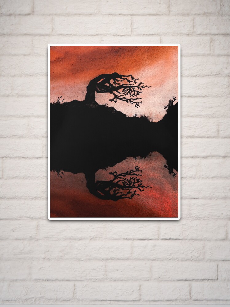 Thumbnail 2 of 4, Metal Print, Fire Tree designed and sold by Ron C. Moss.