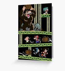MIX DBZ S MARIO Greeting Card
