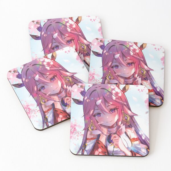 Item preview, Yae Miko Genshin Impact Portrait Art designed and sold by Joyaie.