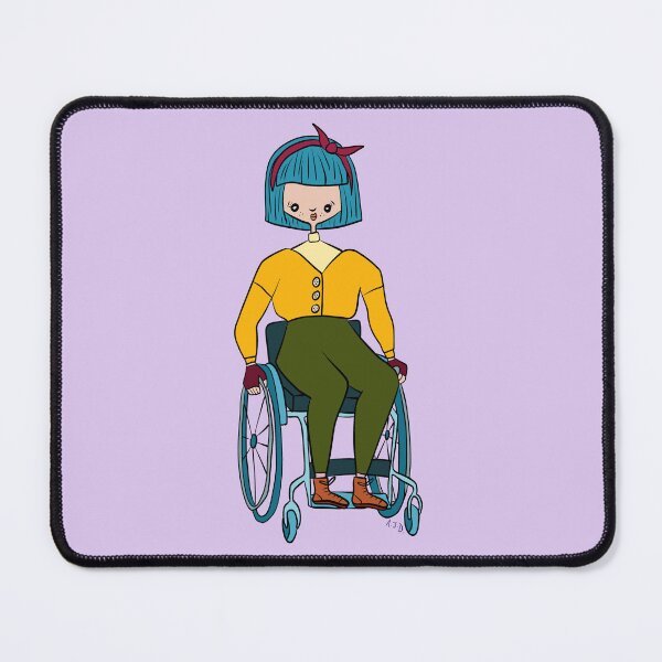 Item preview, Cute Girl With Wheelchair (purple) designed and sold by misslovelymess.