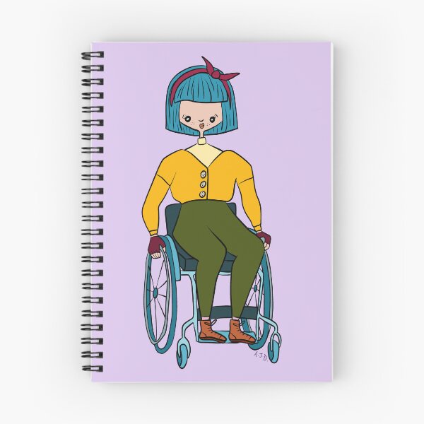 Item preview, Cute Girl With Wheelchair (purple) designed and sold by misslovelymess.