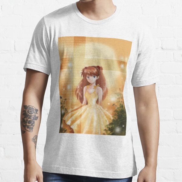 Asuka Langley Soryu Yellow Dress Poem And Cross Neon Genesis Evangelion T Shirt For Sale By 4724