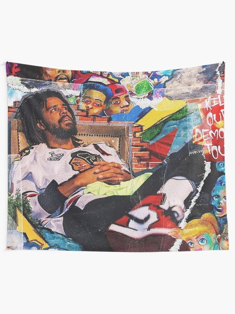 Album collage online tapestry