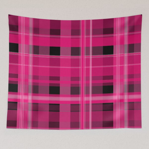 Item preview, Pink and Black Plaid designed and sold by PharrisArt.