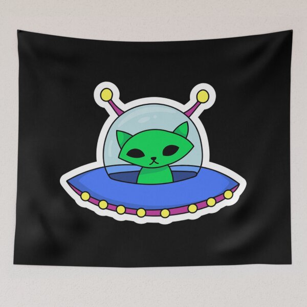 Item preview, cat alien  designed and sold by bowenfred38.