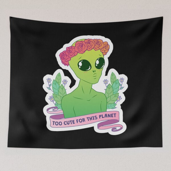 Item preview, cute alien  designed and sold by bowenfred38.