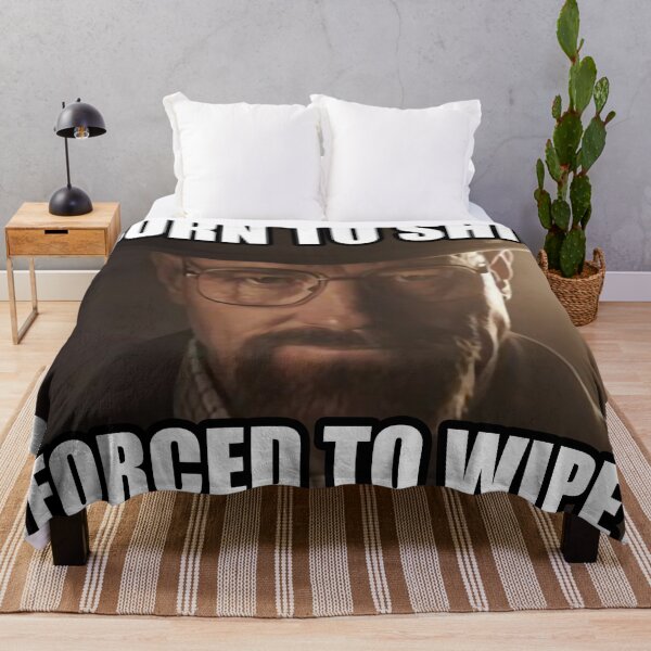 Item preview, Born to Shit Forced to Wipe Heisenberg designed and sold by BrokenOtaku.