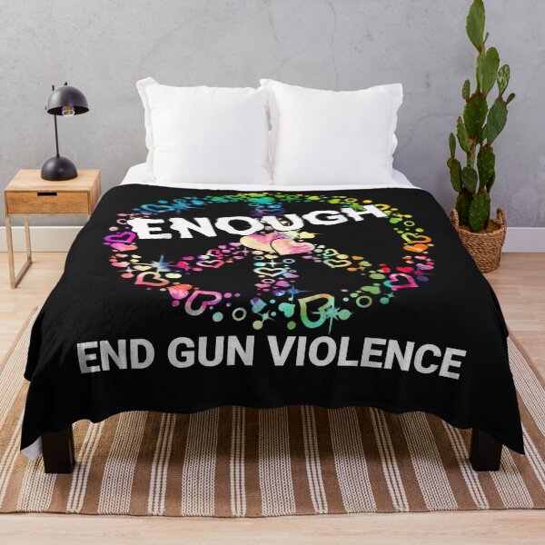 Item preview, Wear Orange Peace sign Enough End Gun Violence Tie Dye designed and sold by TristanPierre.