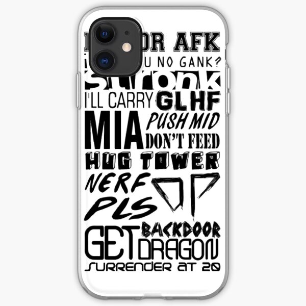 League of Legends Wörter iPhone Flexible Hülle