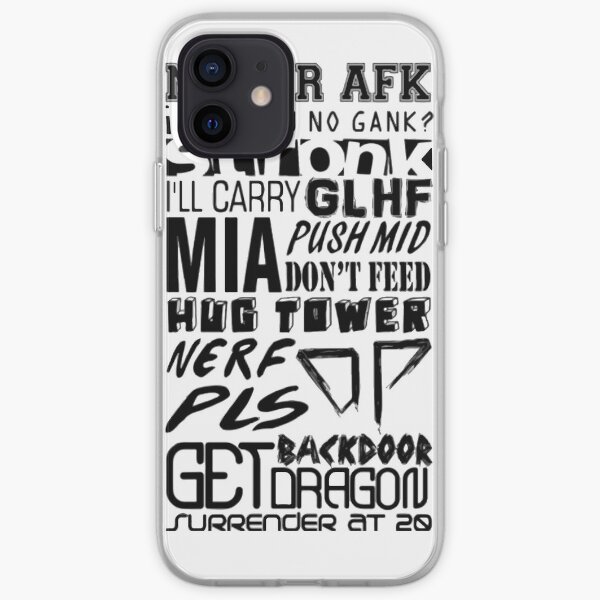 Mots de League of Legends Coque souple iPhone