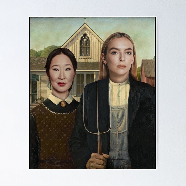 Item preview, Picture Villanelle and Eve Funny Gifts designed and sold by WhiteheadWeems.