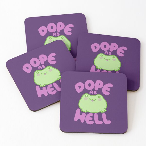 Item preview, Frogs Are Dope as Hell designed and sold by thesadsquatch.