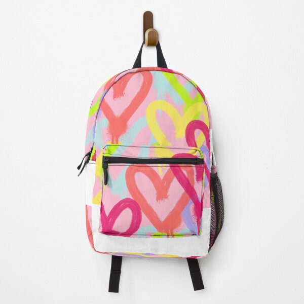 Preppy Pink Thunder blue pattnern wallpaper Xoxo Backpack sold by Workship  Studio, SKU 12529506