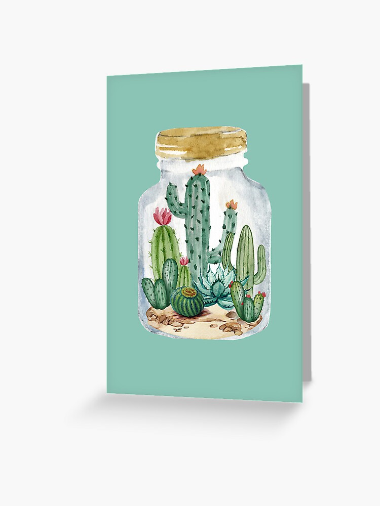 Cactus Mason Jar