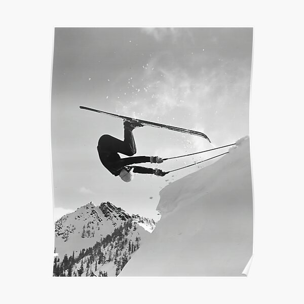 Vintage Ski Fly  Poster