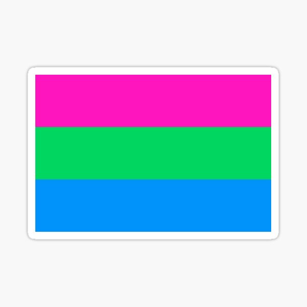 Polysexual Pride Flag Sticker