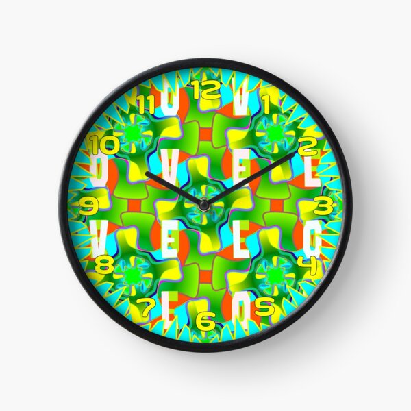 colourful spring summer gardening love green stuff Clock