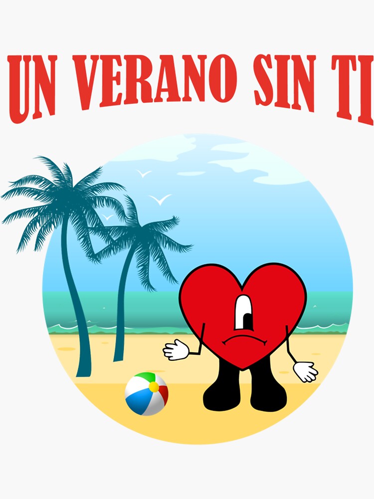"Un verano sin ti " Sticker for Sale by Tashashino Redbubble