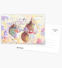 Three worlds Postcards
