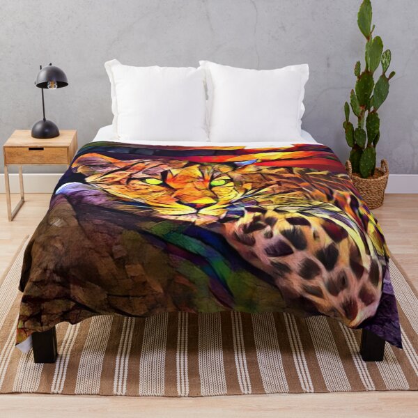 Item preview, Leopard and the sunset. Who does not like the sunset? designed and sold by Nicedeco.