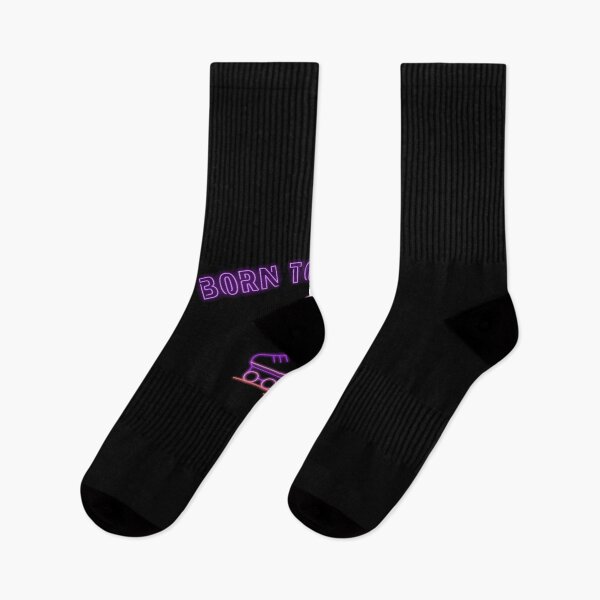 Item preview, Born To Skate Neon Purple Skate Shoe And Text Essential Sticker designed and sold by heajosephgi3.