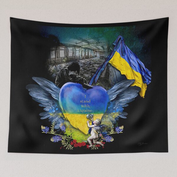 Item preview, I stand with Ukraine designed and sold by PoliticsPrint.