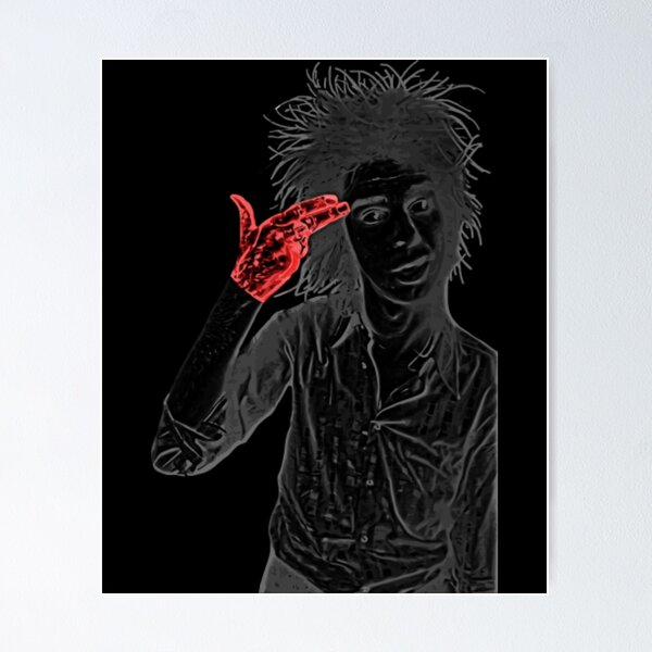 Red Right Hand - Nick Cave & The Bad Seeds (lyrics) Art Board