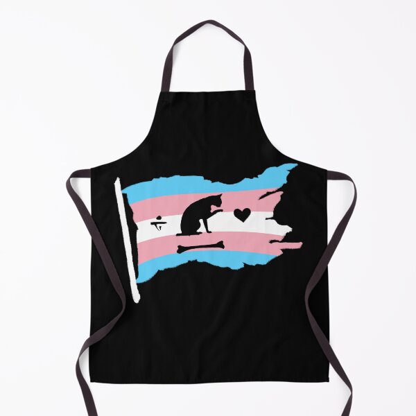 Item preview, Our Flag Means Death Trans Pride Cat Flag designed and sold by loki-doki-choki.