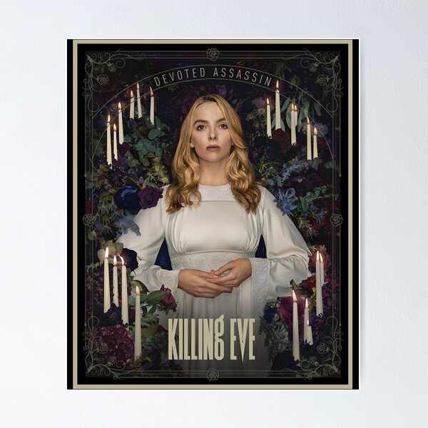 Item preview, Black And White Killing Eve Retro designed and sold by WhiteheadWeems.