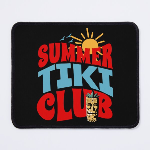 Item preview, Tiki Summer Club Tropical Hawaiian Island Tiki designed and sold by CattlettArt.
