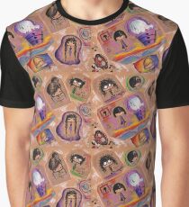 Kawaii Characters Graphic T-Shirt