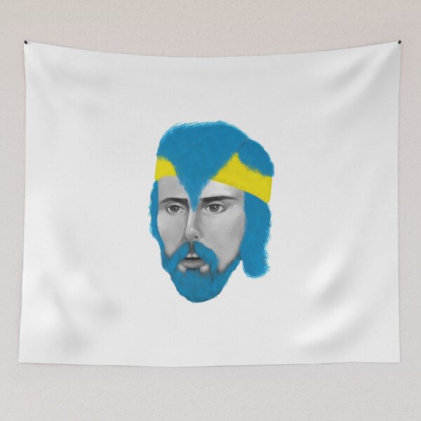 Item preview, Asmongold Blue Hair designed and sold by Melodyolon.