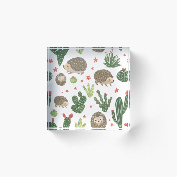 Prickly Friends Acrylic Block