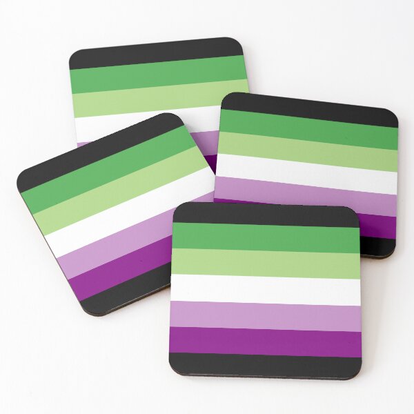 Item preview, AceAro Purple-Green Asexual Aromantic Pride Flag Queer LGBT+ designed and sold by VincentsPlace.