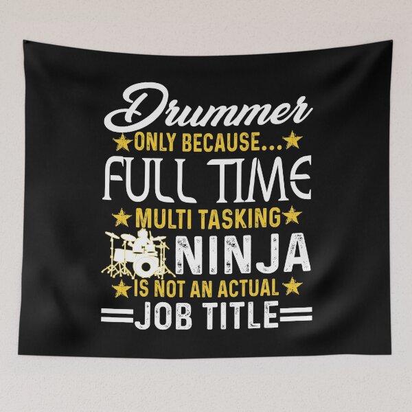 Item preview, Drummer Is Not An Actual Job Title designed and sold by UnknownArtistt.
