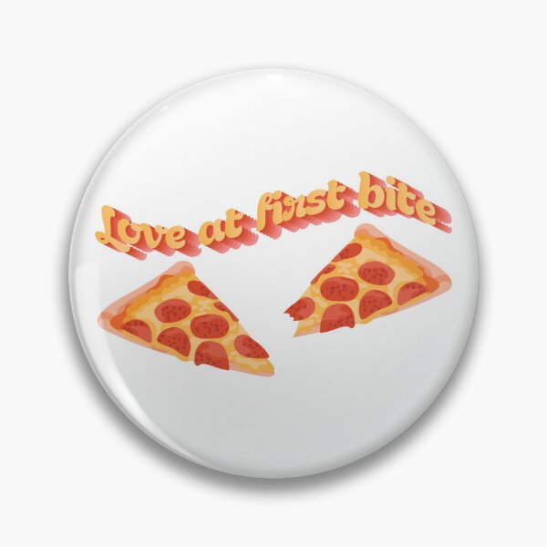Item preview, Love At First Bite Funny Pizza Slices designed and sold by Dufawa.