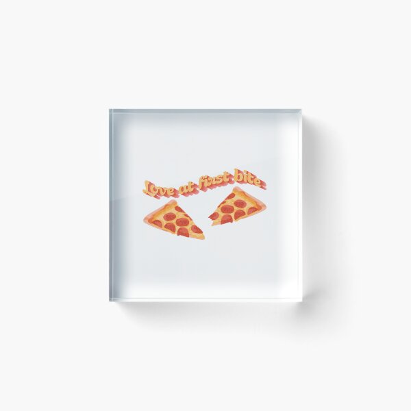 Item preview, Love At First Bite Funny Pizza Slices designed and sold by Dufawa.