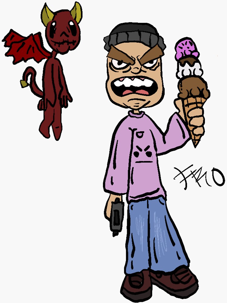 "Ice cream boy" Sticker for Sale by Fhro Redbubble