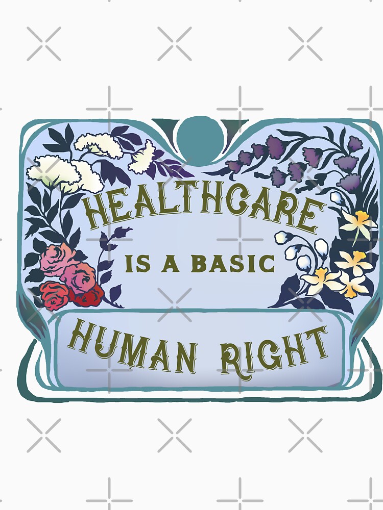 "Health Care Is A Basic Human Right" T-shirt By Fabfeminist | Redbubble