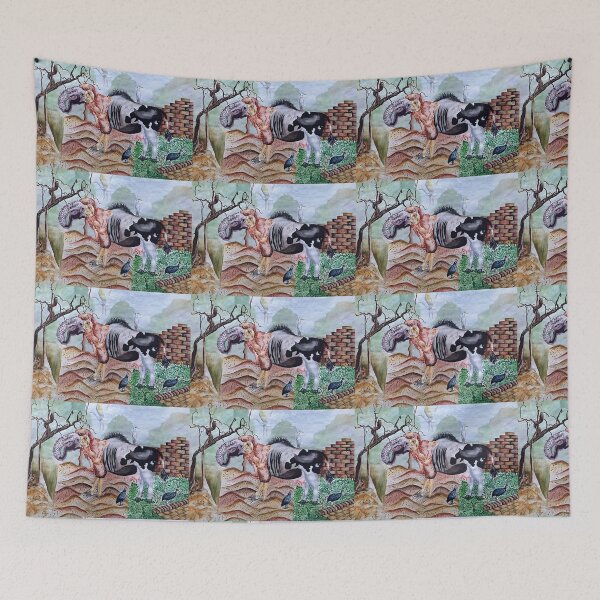 Item preview, Unnamed - ram, elephant, wildebeest, cow  designed and sold by kellygossart.