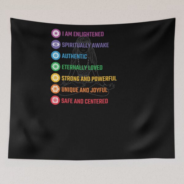 Item preview, CHAKRA MEANINGS RAINBOW ENLIGHTENMENT designed and sold by sobriowslen.
