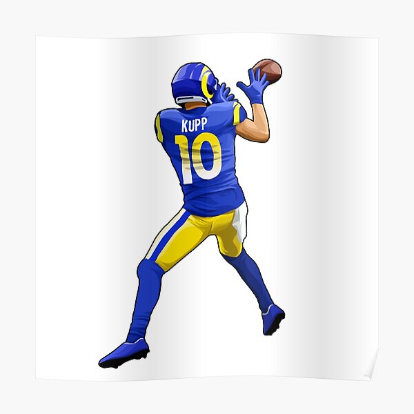 : UgaNi Football Star Cooper Kupp Home Decor Poster Wall Art  Hanging Picture Print Bedroom Decorative Painting Posters Room Aesthetic  12x18inch(30x45cm): Posters & Prints