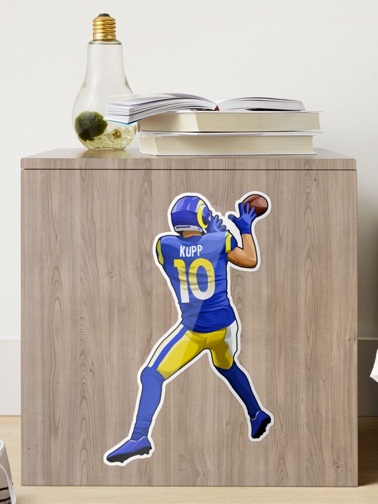 Cooper Kupp #10 Touchdown Catches Sticker for Sale by ManagerRules