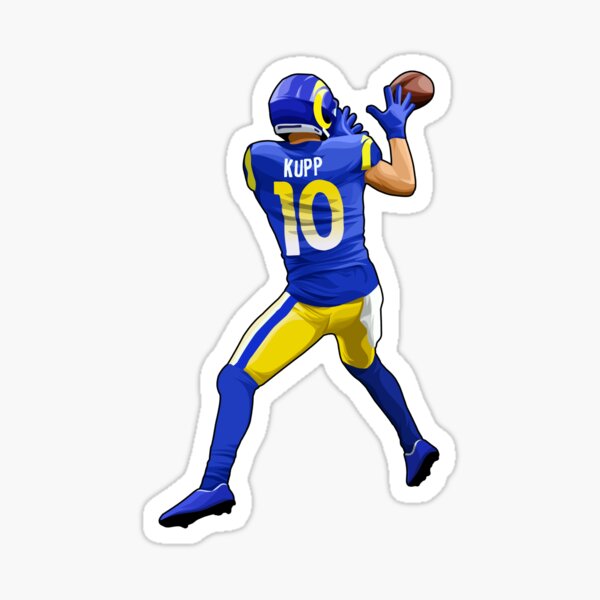 Cooper Kupp #10 Touchdown Catches Sticker for Sale by ManagerRules